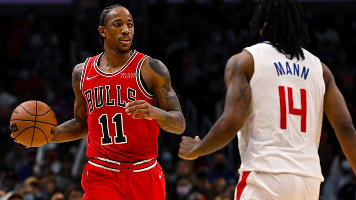 DeMar DeRozan of the Bulls